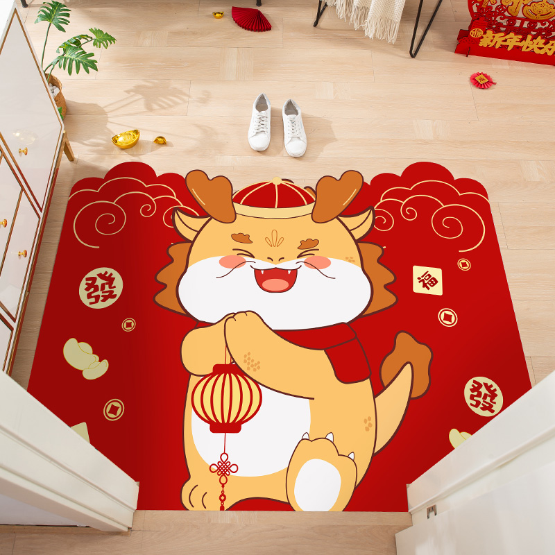 米雷龙年卡通入户门地垫