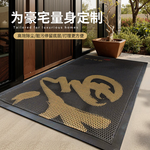 别墅入户门地垫家用大门口弹力防滑免洗脚垫门垫进门地毯门外垫子