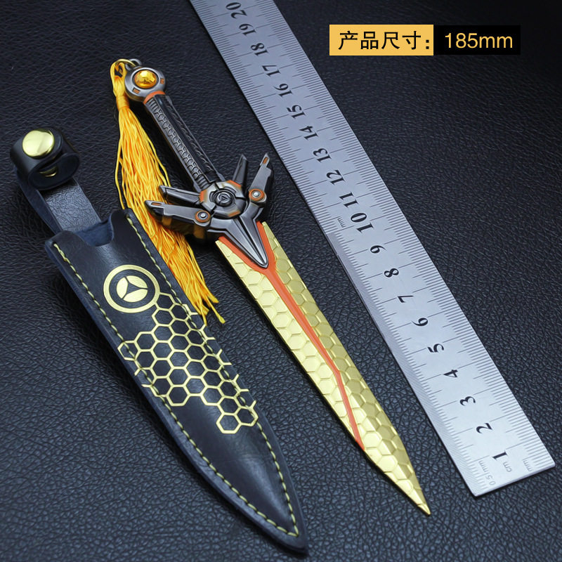 武器兵器模型韩信逐梦之影赵云吕布带皮套玩具刀不能开刃