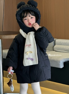 坨坨潮童馆24年冬款童品牌羽绒服小童韩系羽绒服82807