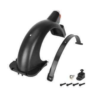 小咪九号纳恩博MAX G30D通用带挡牌照防水后挡泥板带灯挡水板套件