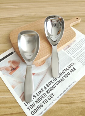 高颜值!很美NAJ 18-10不锈钢西餐小汤勺盛粥勺子小舀勺盛饭勺水勺