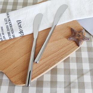 精致好物!出口欧洲精致小抹刀不锈钢牛油刀高级感黄油刀儿童抹刀