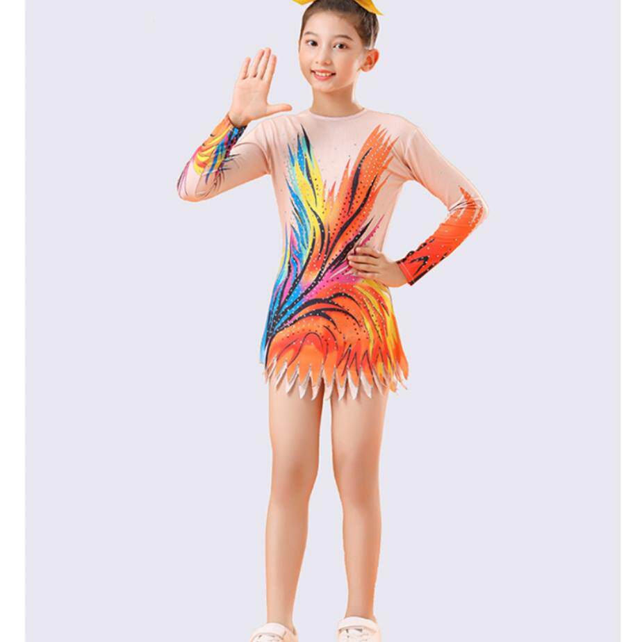 健美操服装/艺术体操学生比赛/啦啦队表演操服幼儿园健美操服