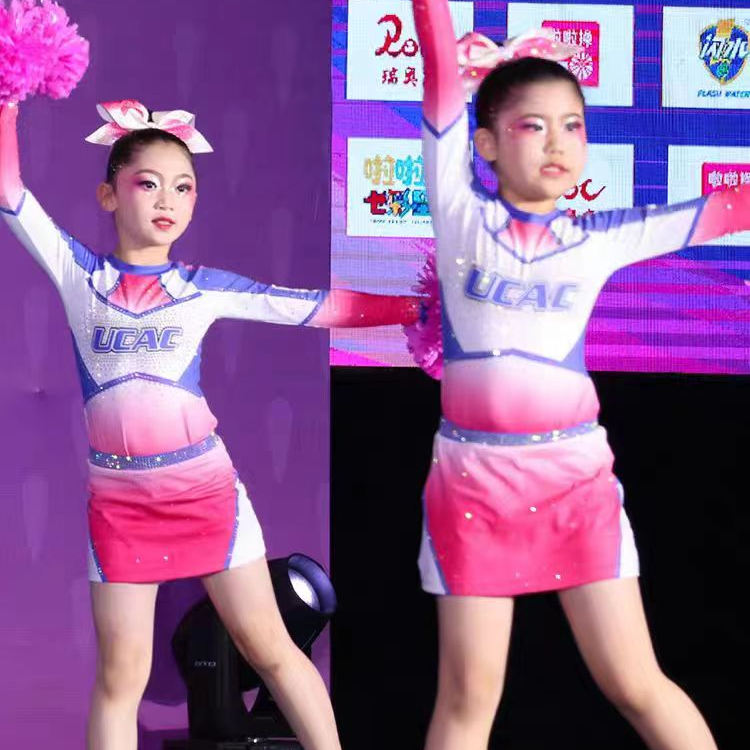 啦啦队服装儿童演出服2025新款