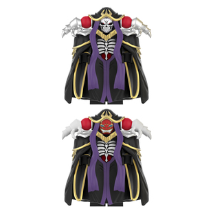 中国积木新品安兹乌尔恭骨王不死者之王周边益智拼插积木玩具人仔