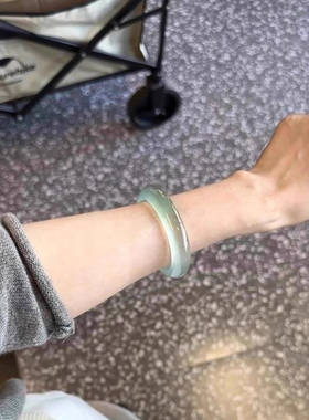 高冰种天然正品女款玉手镯