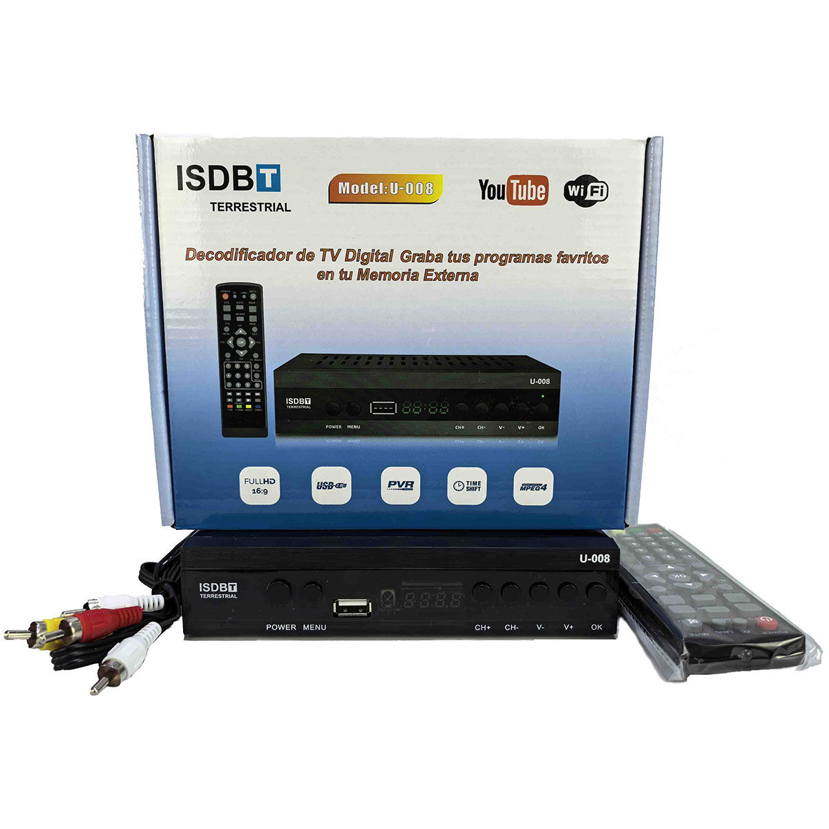 ISDB-T receiver, ISDB-T set top box, 适用于南美，菲律宾等国