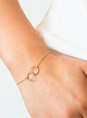 饰品学生百搭金属开口手环