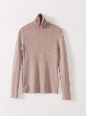 玛洛薇 M-36183 高领羊毛紧身打底毛衣针织衫