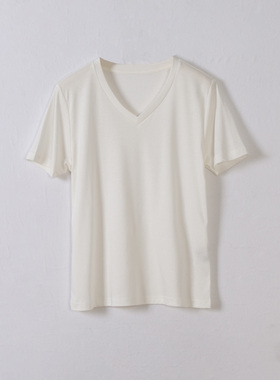 玛洛薇 M-11507 丝光棉短袖T恤女