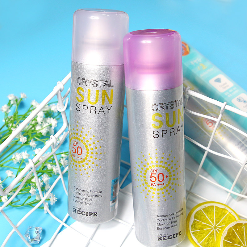 The Secret of Yongzhi, Korea RECIPE crystal Sunscreen Spray ultraviolet-proof quarantine face Li Jiaqi recommendsin the Skin Care/Body/Essential oils , Sunscreen  category - from Buy2taobao.com to provide professional Taobao agent buy service