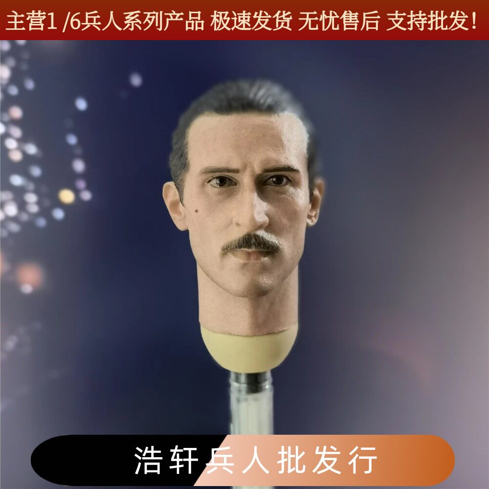 现货1/6兵人头雕模型 教父 中年版 罗伯特德尼罗 模型 男头雕