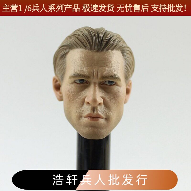 现货包邮银行劫匪犯罪头雕兵人