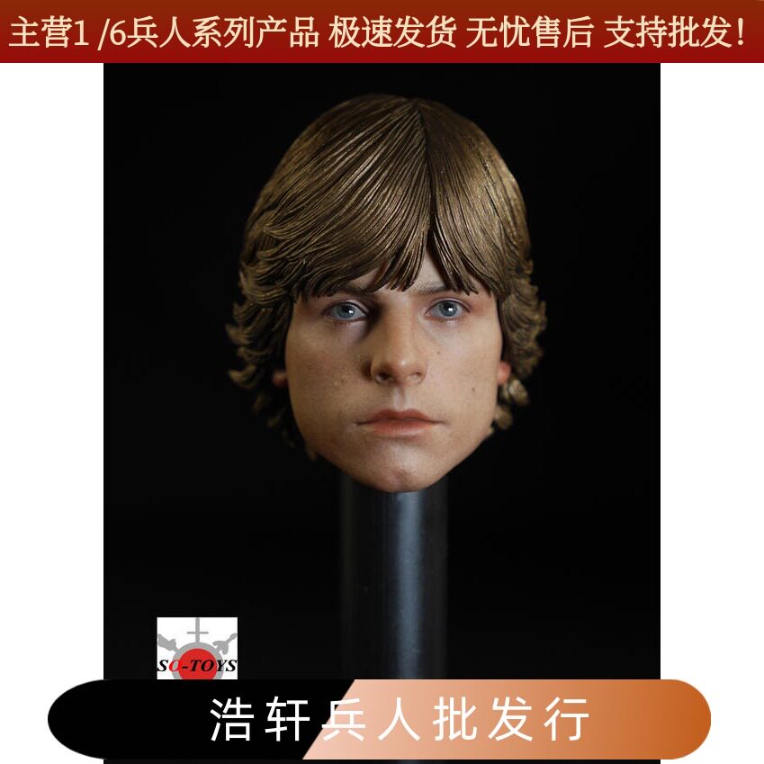 1/6兵人sotoys星球大战卢克头雕