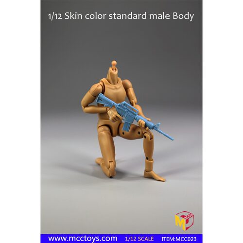现货MCCToys MCC023 1/12兵人散件  标准体型男素体 1.0 窄肩