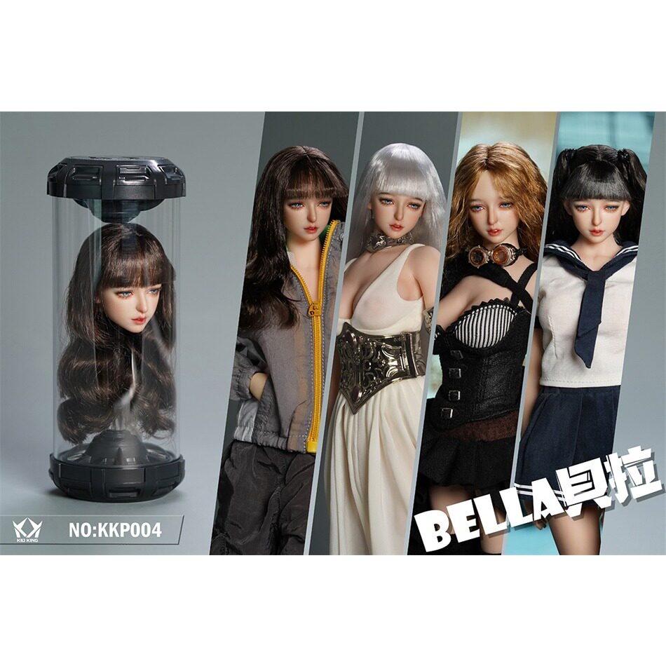 1/6贝拉BELLA植睫毛头雕KKP004