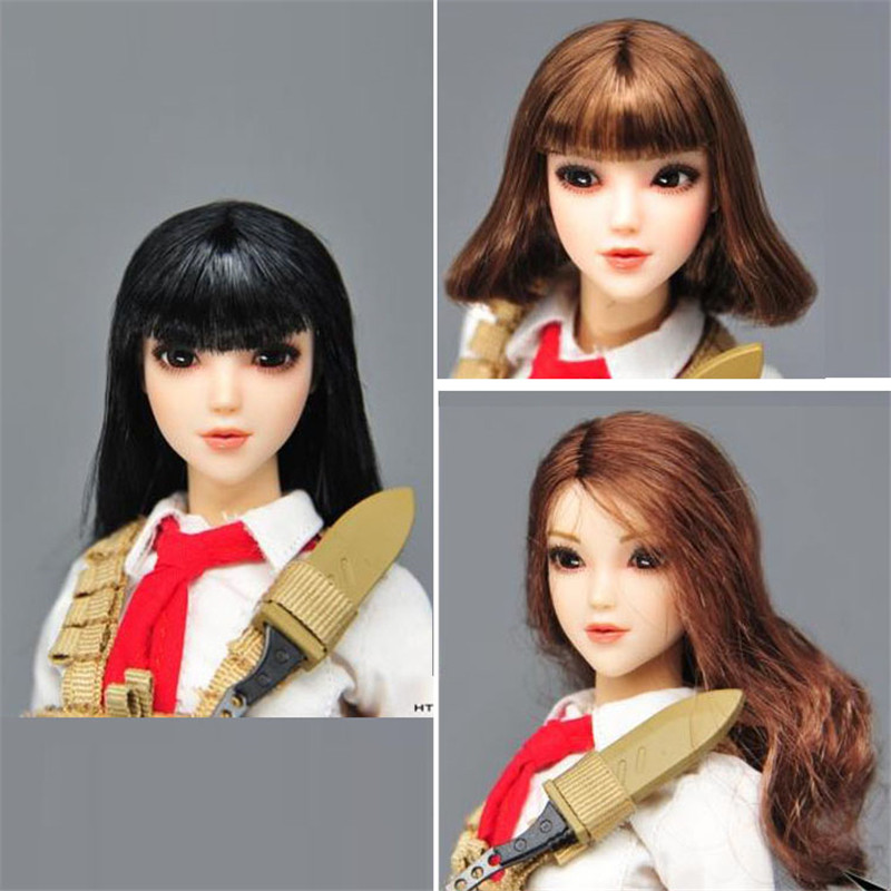 现货1/6女兵人OB可动眼头雕