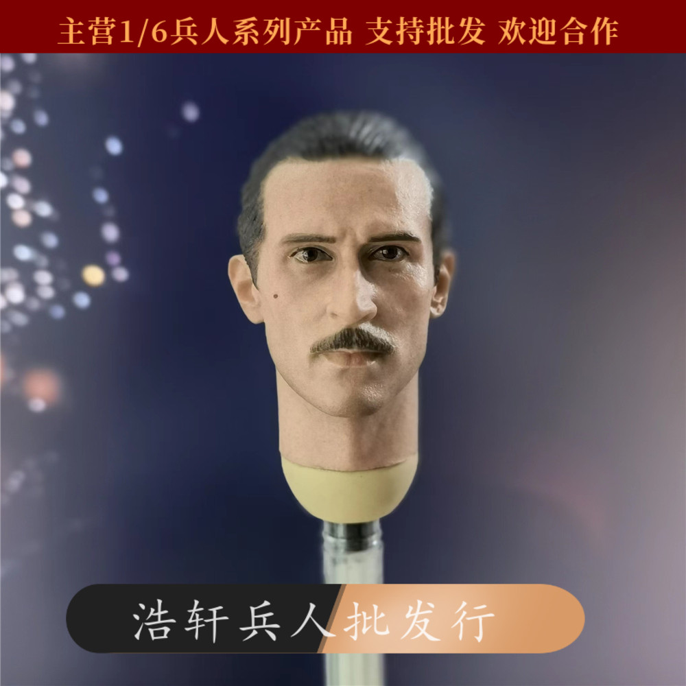现货1/6兵人头雕模型 教父 中年版 罗伯特德尼罗 模型 男头雕