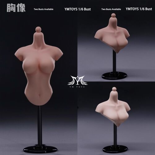 YMTOYS 1/6兵人头雕支架展示台 YMT092 ymt093 半身素体胸像模型