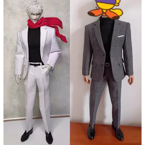 适合次元造物 MAF BODY MAF12 1/6男兵人素体 的西装西服西裤卫衣