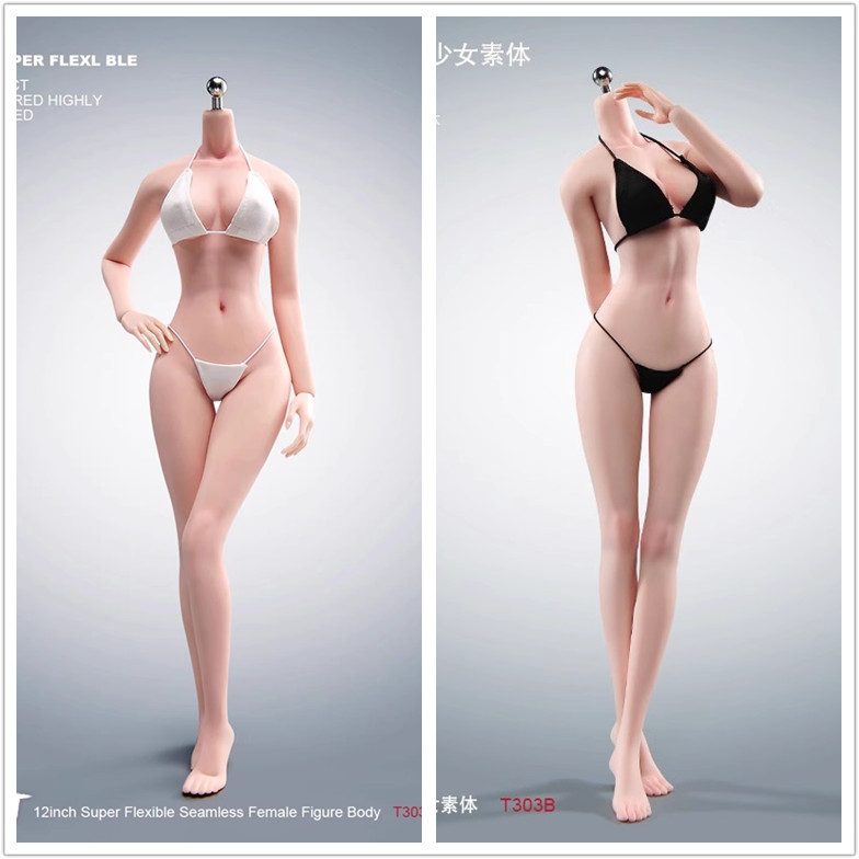 1/6兵人女素体窈窕全钢骨包胶