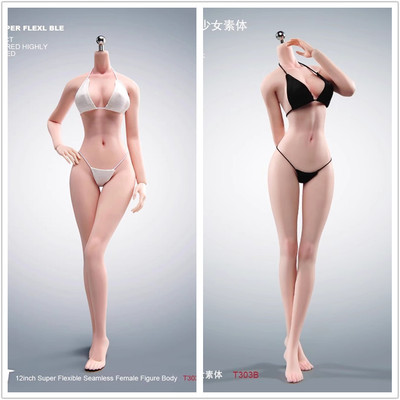 1/6兵人女素体窈窕全钢骨包胶