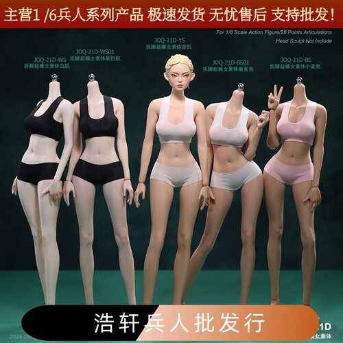 1/6女兵人岚素体拆脚超模