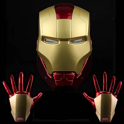 现货钢铁侠头盔手套cosplay道具