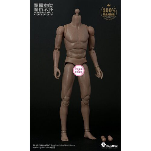 现货 WorldBox 1/6兵人素体  AT011耐操素体 兼容ss头雕 窄肩标准