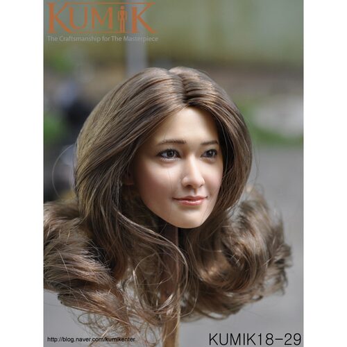 现货KUMIK1/6植发女头雕