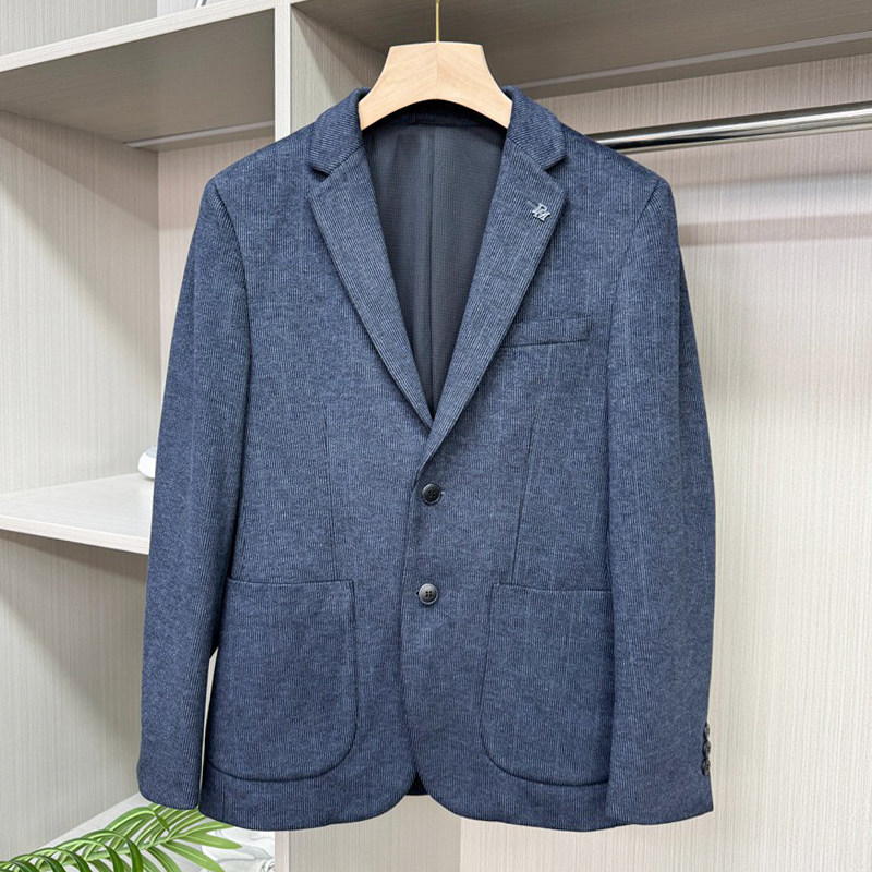 抗皱温暖耐看一线品牌撤柜灯芯绒西服男款秋冬季男士西装外套单件