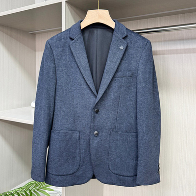 西服男款秋冬季咖色西装