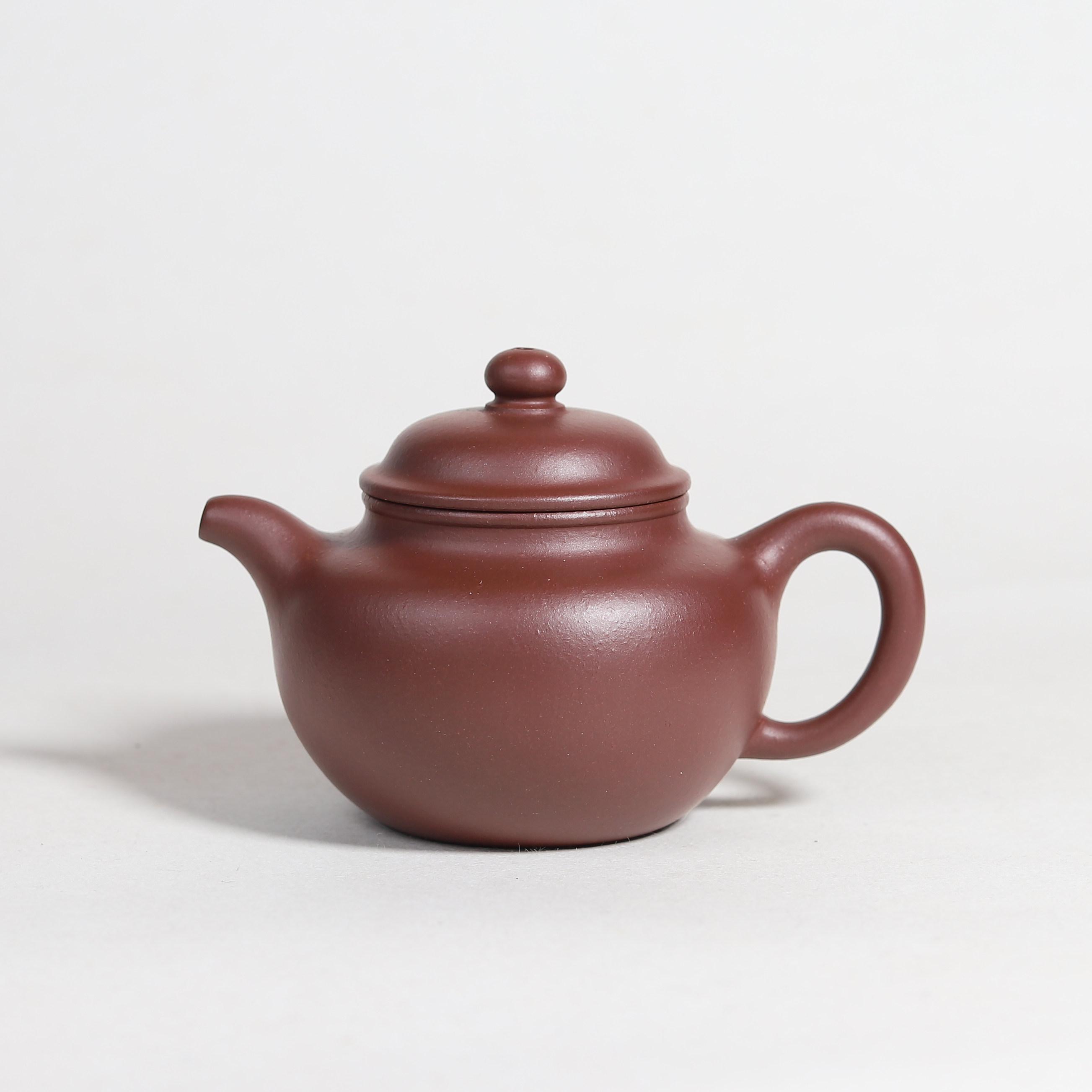 宜兴紫砂壶莲子壶传统手工原矿老紫泥小品壶掇只壶小茶壶中式摹古