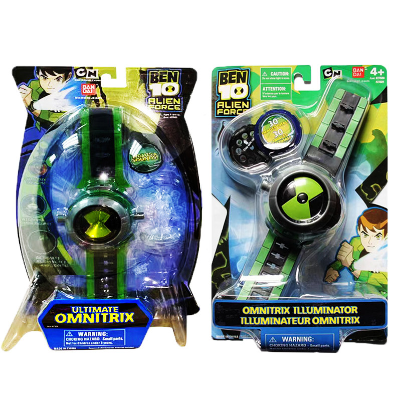 ben10少年骇客小破表变身英雄全面进化多声光投影omnitri玩具手表