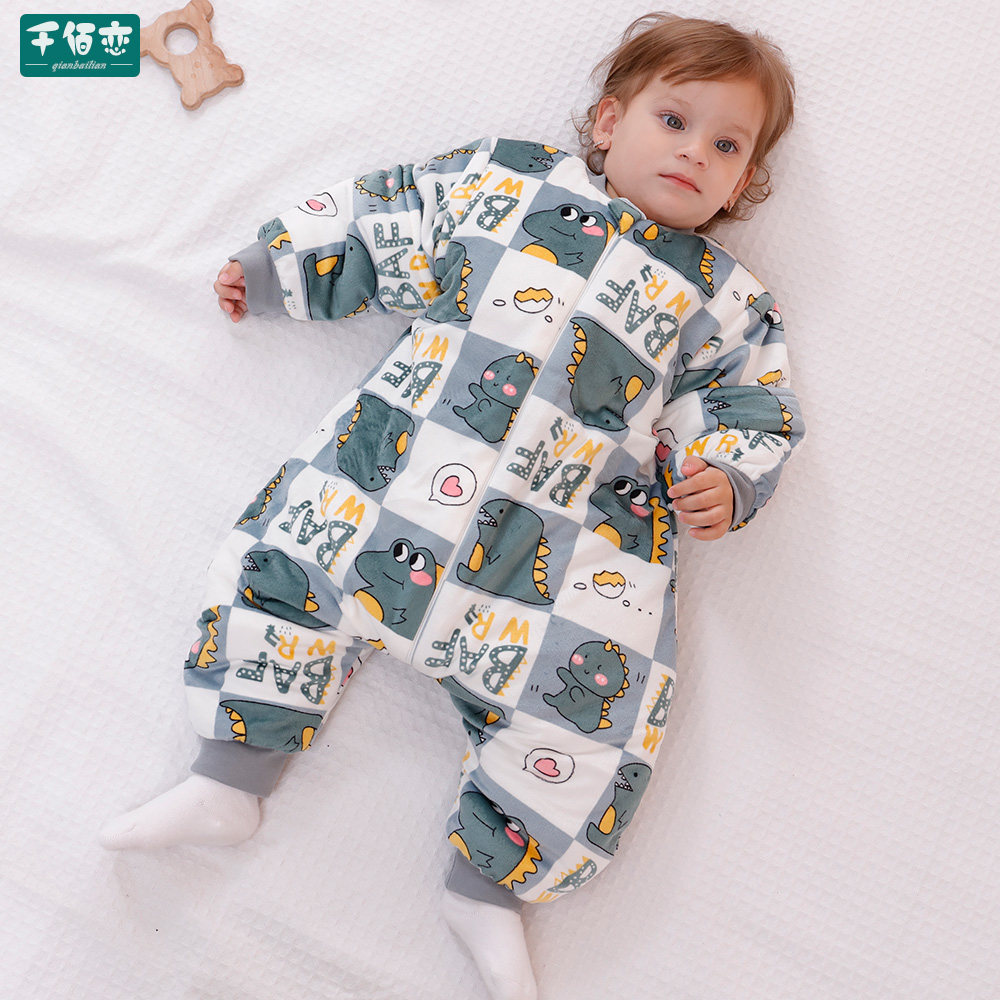 婴儿睡袋秋冬款宝宝秋加厚豆豆绒恒温睡袋新生儿童防踢被四季分腿,婴童用品,睡袋/防踢被,淘宝优惠券,粉丝福利购,淘宝优惠卷