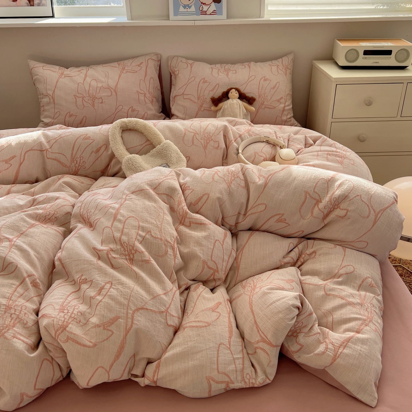 亲肤卡通全棉舒适磨毛四件套