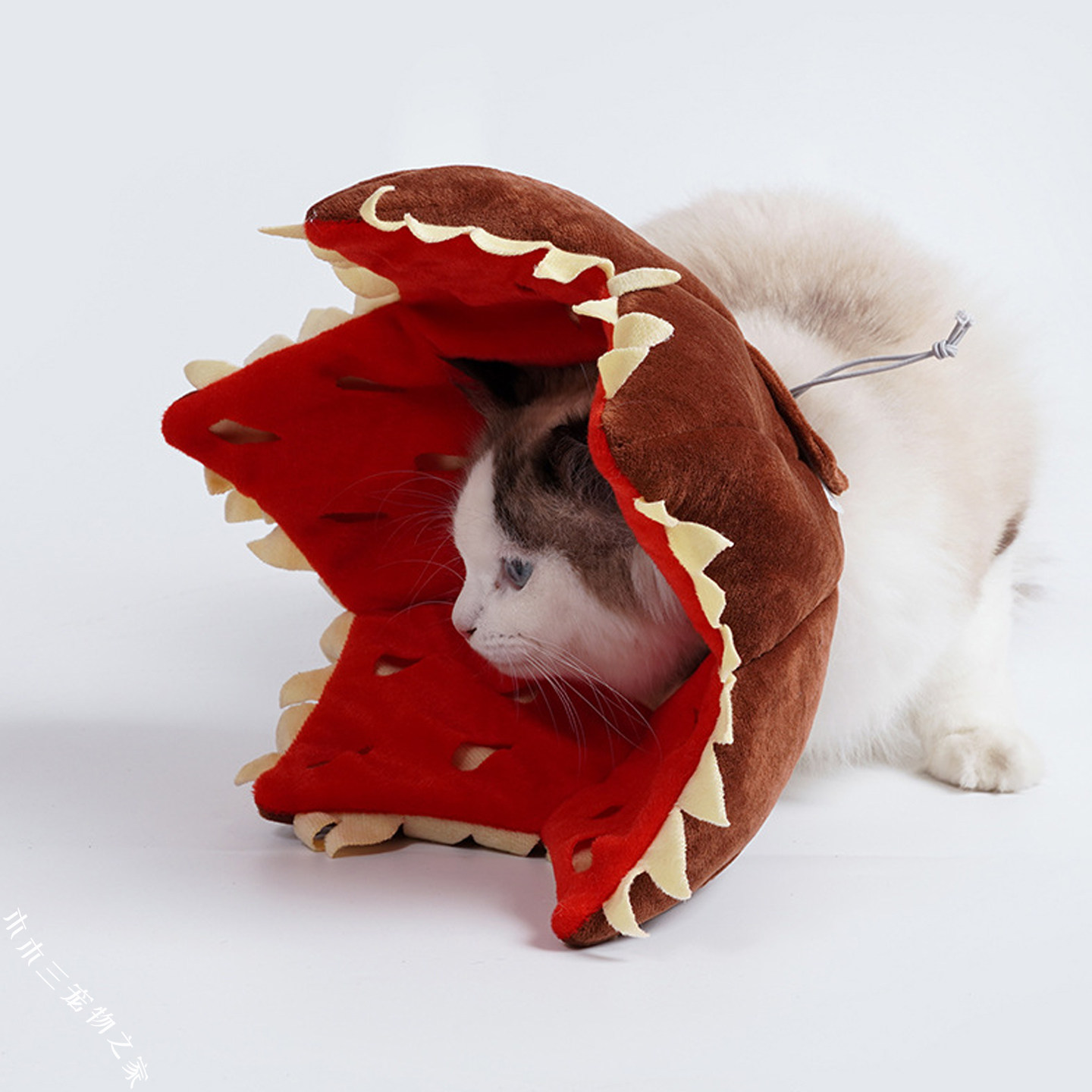 猫狗舒适防护头套无负担防挠防舔