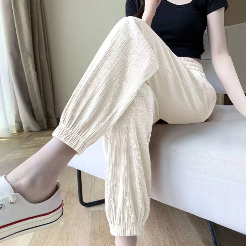 今年流行梧桐裤女春秋2025新款妈妈裤子十三行欧货爆款裤郑州女裤