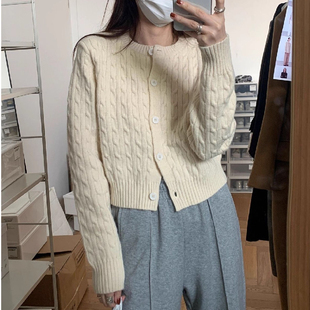 毛衣初冬季大朗大佬新款正品风格深秋不起球小个子外套穿搭女流行