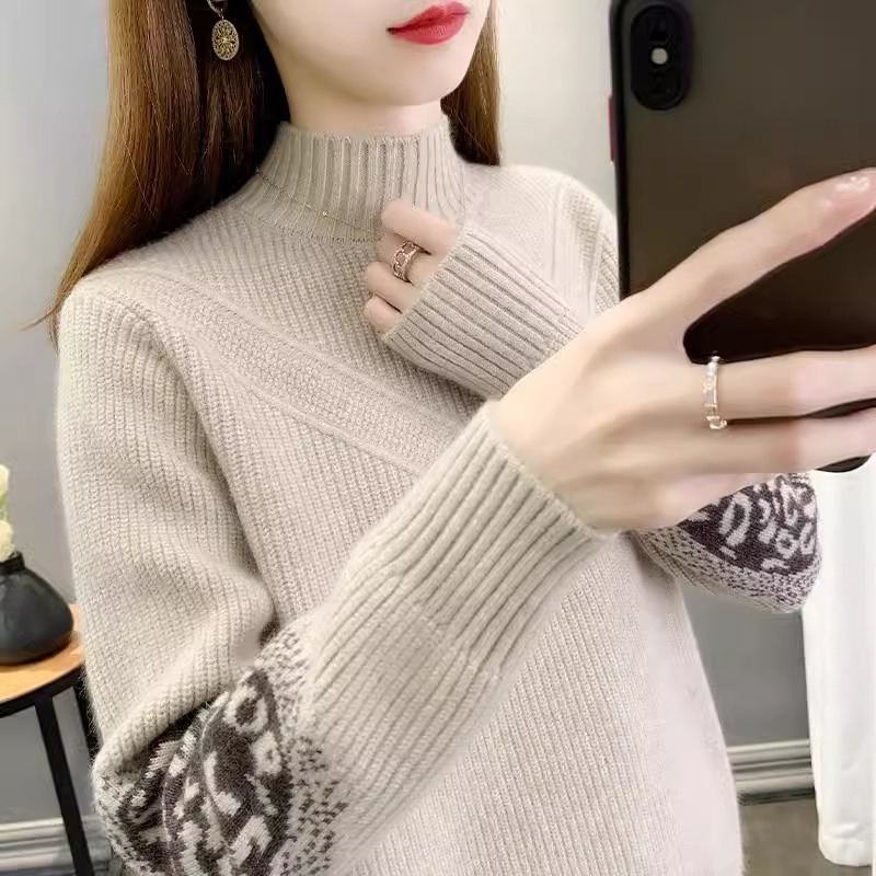 广东东莞大朗毛织毛衣工厂直销套头新款正品旗舰店女毛衣冬季加厚