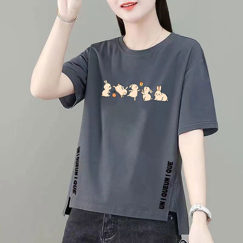广东广州十三行韩货短款T恤女新款夏季网红上衣深圳女装高端欧货