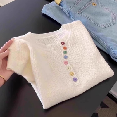 广东东莞大朗针织衫汕头毛衣潮汕女高端大郎的新款正品旗舰店毛织