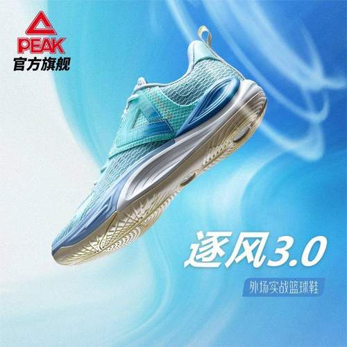 匹克态极逐风3篮球鞋男冬季新款耐磨实战球鞋低帮透气学生运动鞋