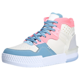 匹克态极910情侣男女板鞋春夏复古潮耐磨情侣大码高帮时尚休闲鞋