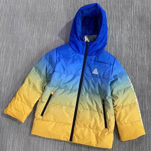 匹克儿童羽绒服 秋冬款时尚连帽运动服男女童外套