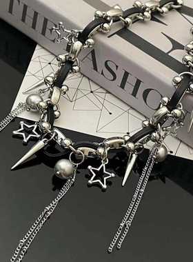 高级感锁骨链个性辣妹颈链配饰