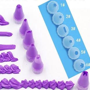 多形状奶油胶塑料裱花嘴DIY手机壳自制工具配件一包100个装