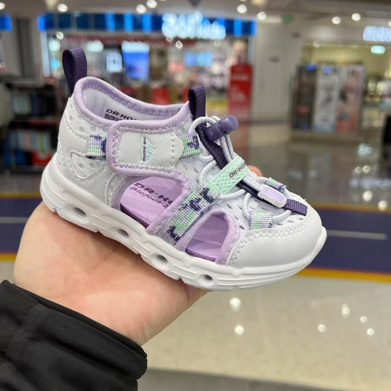 专柜正品Dr.Kong江博士2025年夏款女童二阶段包头凉鞋S14A2011GW