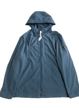 正品AIGLE艾高ACW22MFLE004男户外保暖连帽抓绒衣外套AF711 AF712